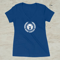 Beer Season Racerback Graphic V-Neck T-Shirt