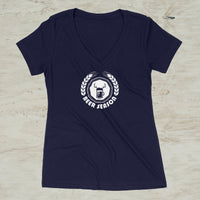 Beer Season Racerback Graphic V-Neck T-Shirt