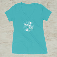 Compass Rose Outdoor Graphic Women's V-Neck T-Shirt