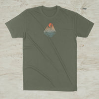 Mountain Lake Sunset T-Shirt