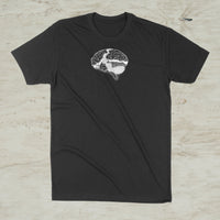 Brain Mountain Nature Outdoor Graphic T-Shirt