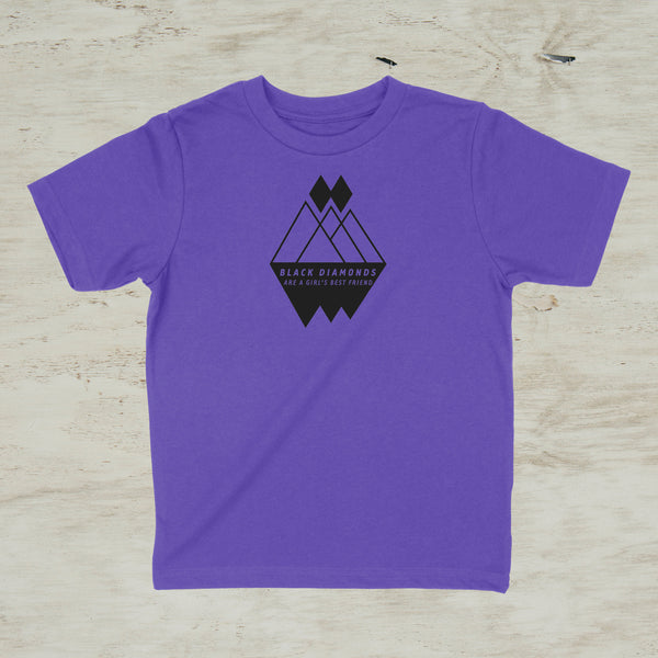 Black Diamonds Are A Girl's Best Friend Youth T-Shirt