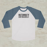 Outdoorsy Outdoor Raglan 3/4 Baseball Style Graphic T-Shirt