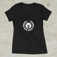 Beer Season Racerback Graphic V-Neck T-Shirt