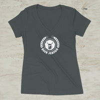Beer Season Racerback Graphic V-Neck T-Shirt