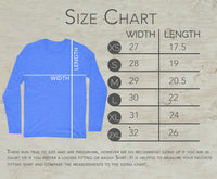Ski Lift Mountain Long Sleeve Tri-Blend Screen Print T-Shirt