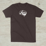Brain Mountain Nature Outdoor Graphic T-Shirt