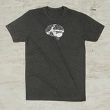 Brain Mountain Nature Outdoor Graphic T-Shirt
