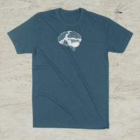 Brain Mountain Nature Outdoor Graphic T-Shirt