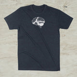Brain Mountain Nature Outdoor Graphic T-Shirt