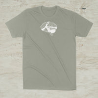 Brain Mountain Nature Outdoor Graphic T-Shirt