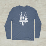 Aprés Ski Beer Idaho Outdoor Graphic Long Sleeve T-Shirt