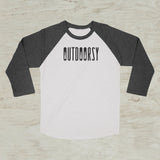 Outdoorsy Outdoor Raglan 3/4 Baseball Style Graphic T-Shirt