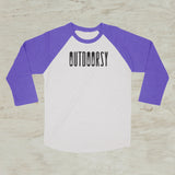 Outdoorsy Outdoor Raglan 3/4 Baseball Style Graphic T-Shirt