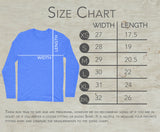 Mirror Midnight Mountain Geometric Graphic Tri-Blend Long Sleeve Shirt