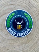 Beer Season 3" Craft Beer Sticker