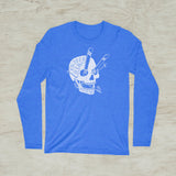 Enjoy The Ride Skull Ski Idaho Outdoor Graphic Long Sleeve T-Shirt