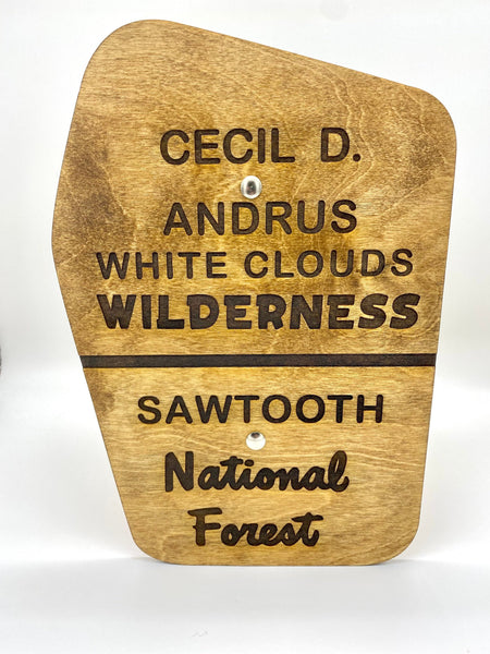 Wilderness, National Forest Trail Sign
