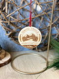 ITA (Idaho Trails Association) 3" Engraved Wood Logo Ornament