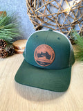 ITA (Idaho Trails Association) Logo Leather Patch Hat