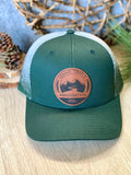 ITA (Idaho Trails Association) Logo Leather Patch Hat