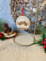 ITA (Idaho Trails Association) 3" Engraved Wood Logo Ornament