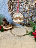 ITA (Idaho Trails Association) 3" Engraved Wood Logo Ornament